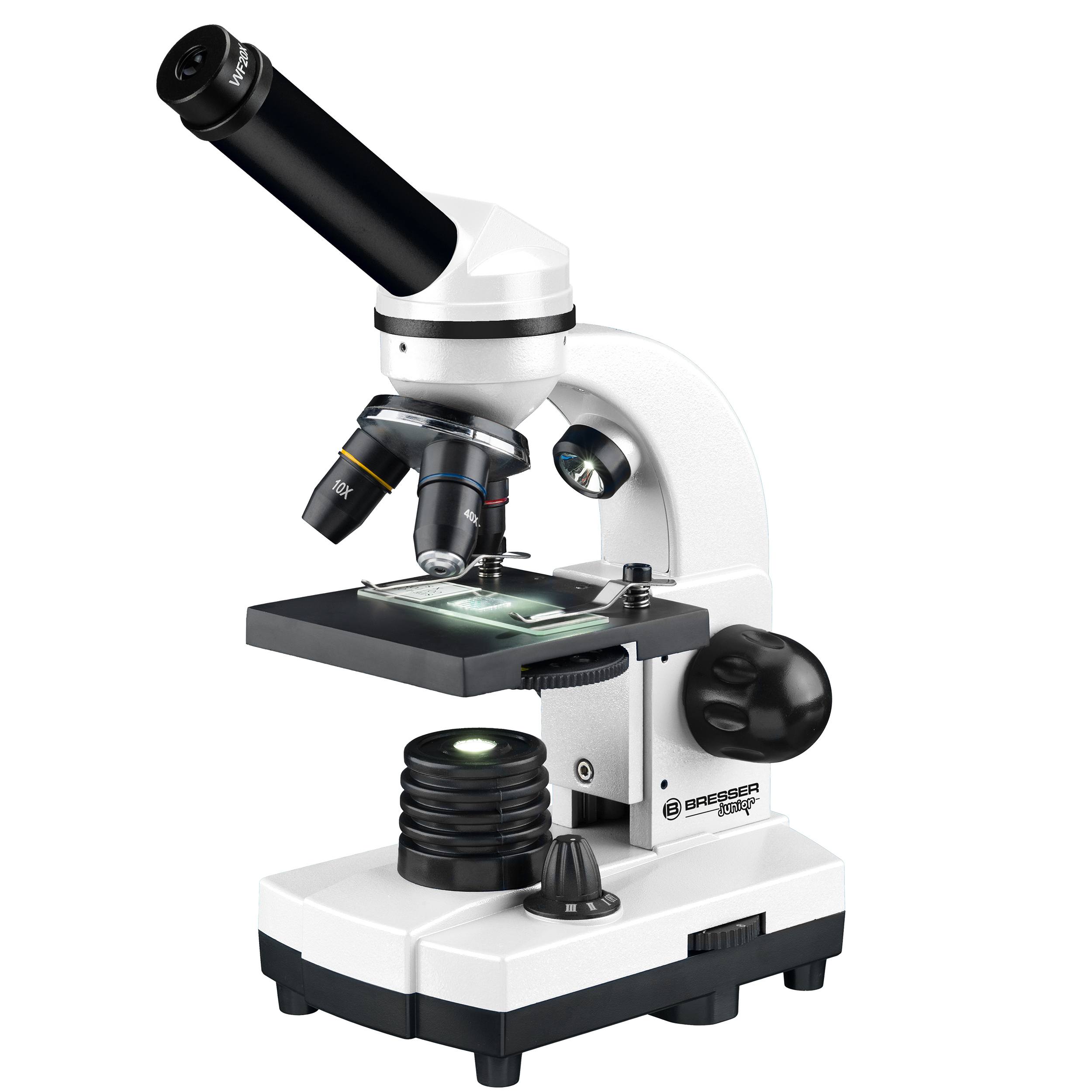 Bresser JUNIOR Biolux SEL Optisches Mikroskop 40–1600x Weiß