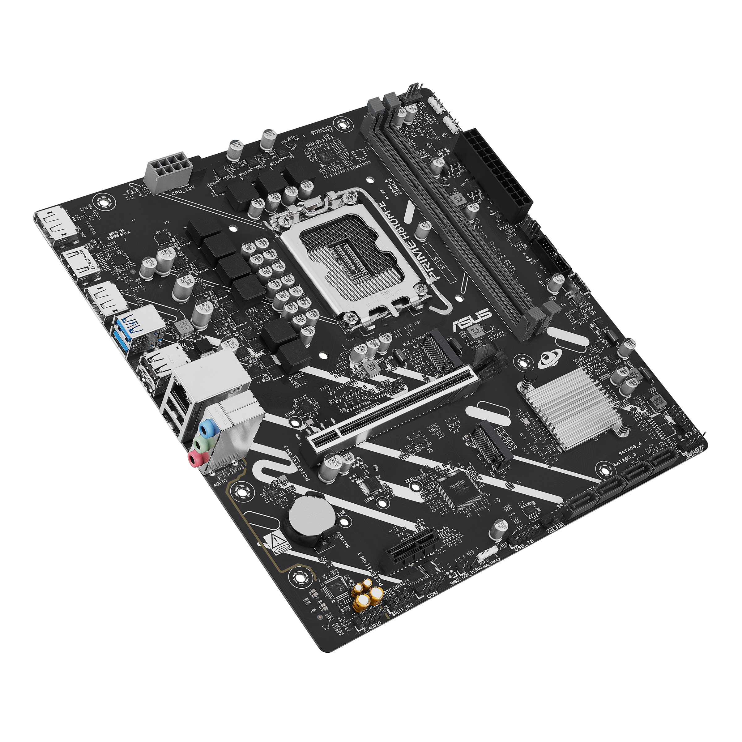 ASUS PRIME H810M-E-CSM Mainboard Intel H810 LGA 1851 DDR5 Micro ATX Schwarz