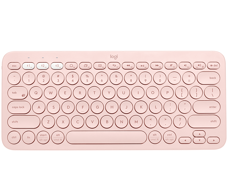 Logitech K380 Multi-Device Bluetooth Keyboard Rosé