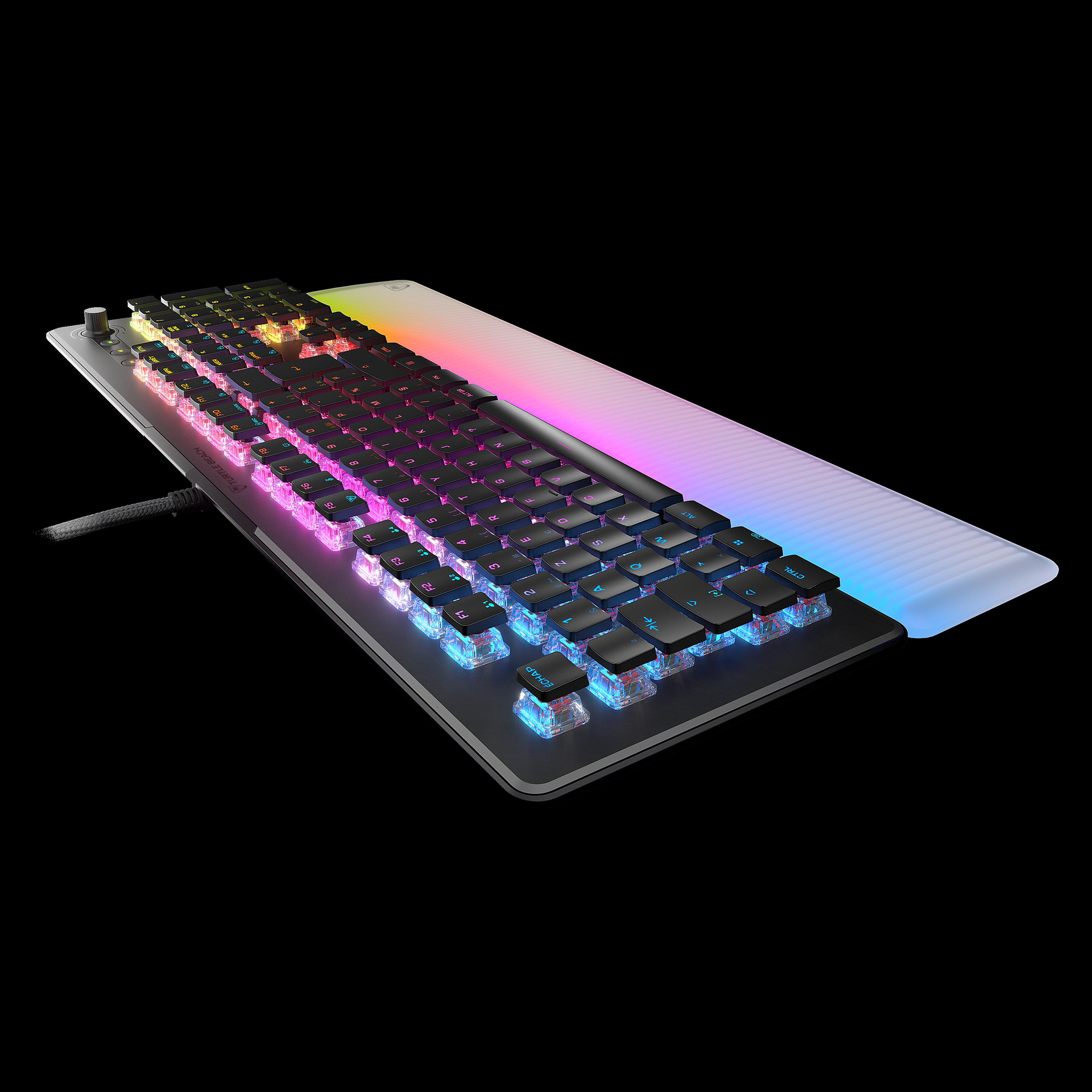 Turtle Beach Vulcan II Max Optomechanische Gaming-Tastatur RGB QWERTZ Schwarz