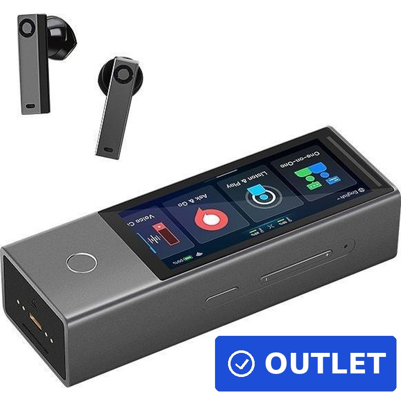 TimeKettle X1 AI Interpreter Hub – Mobiler Echtzeit-Übersetzer für 40 Sprachen & 93 Dialekte (X1TRANS) (geöffnet)