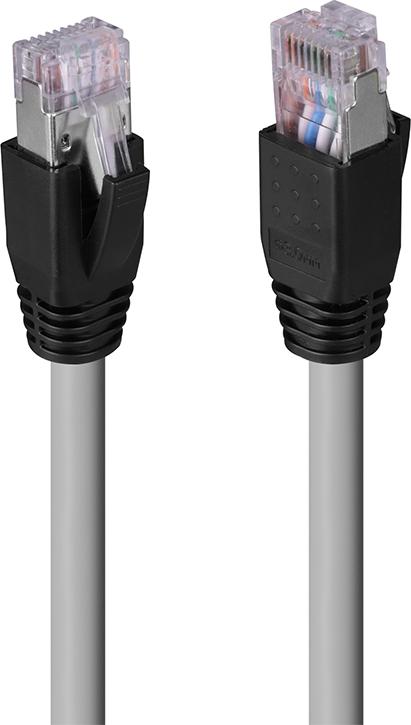 Lindy 100m Cat.6A U/FTP LSZH Solid Core Network Cable, Grey (48655)