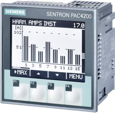 Siemens SENTRON PAC4200 Multifunktions-Messgerät SENTRON PAC4200 Max. 3 x 690/400 V/AC Einbaumaße 92 (7KM4212-0BA00-3AA0)