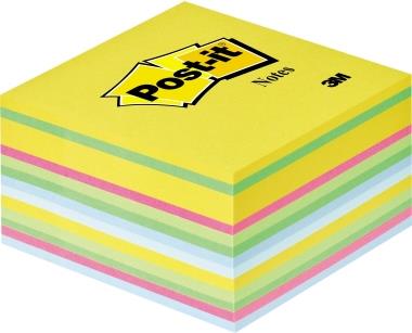 3M Post-it Notes Haftnotizen Würfel, 76 x 76 mm, Ultrafarben 450 Blatt/Würfel, PEFC zertifiziertes Papier - 1 Stück (2030-U)