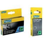 Rapid Flachdrahtklammern Typ 140, 10 mm, Kleinpackung aus Edelstahl, im Karton mit Eurolochung, - 1 Stück (40109575)