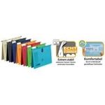 ELBA Hängehefter chic ULTIMATE, DIN A4, dunkelblau kaufmännische Heftung, extrem widerstandsfähiger Canson- - 25 Stück (85741 DB)