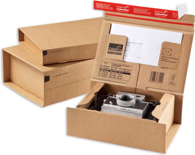 Colompac CP066.02 Paket Verpackungsbox Braun 20 Stück(e) (CP066.02.020)