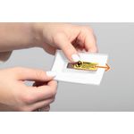DURABLE Namensschild CLICK FOLD 40x75 mm mit Magnet verdrehsicher PP 1 Pg. à 10 Stück 825919
