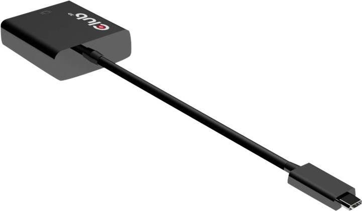 Club 3D CAC-2504 USB 3.1 Typ-C auf HDMI 2.0 UHD 4K 60 Hz Aktiver Adapter Schwarz