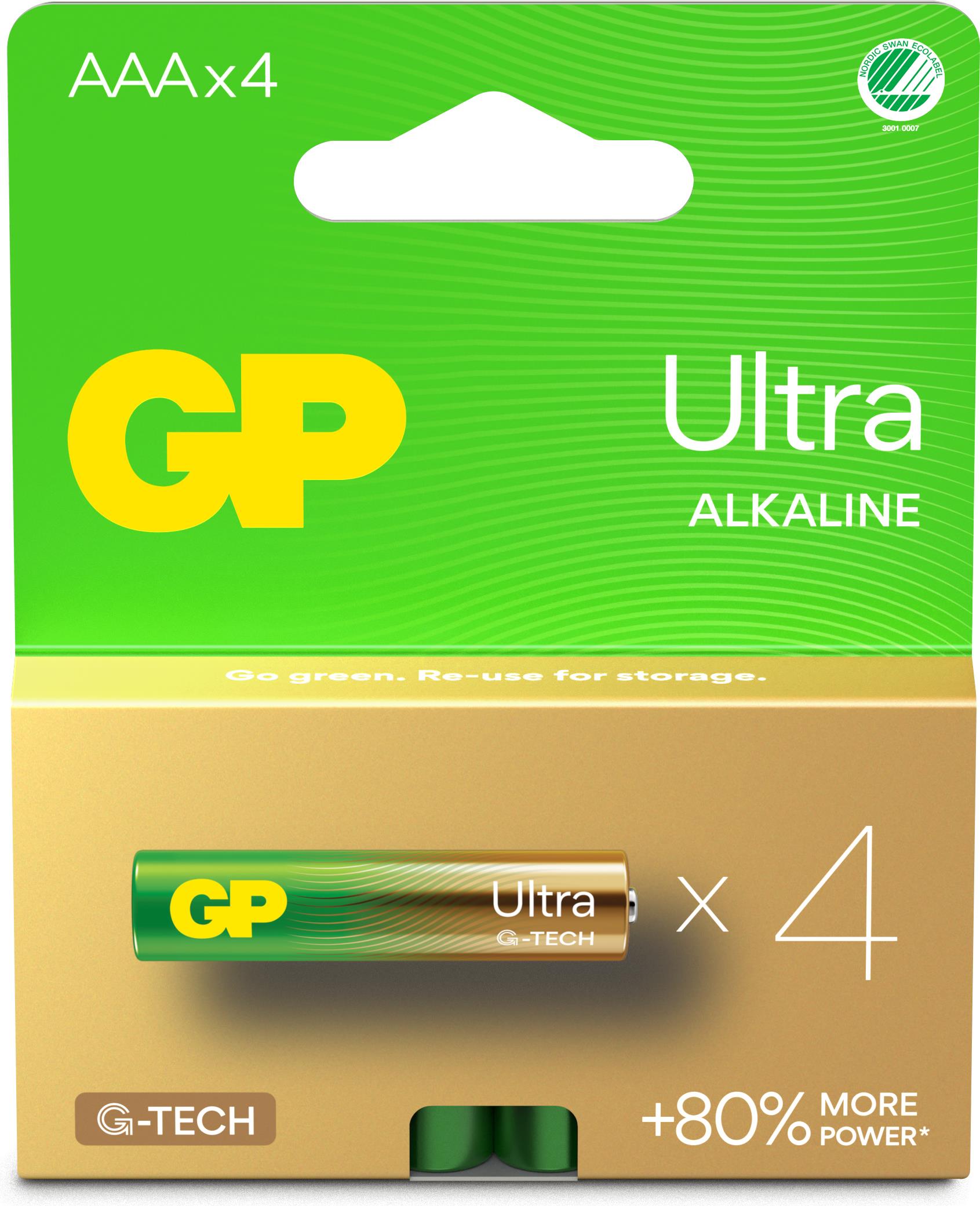 GP Batteries Ultra Alkaline GP24AU Einwegbatterie AAA Alkali (151432)