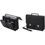 Alassio Aktentasche "VENETO", Lederimitat, schwarz (47118)