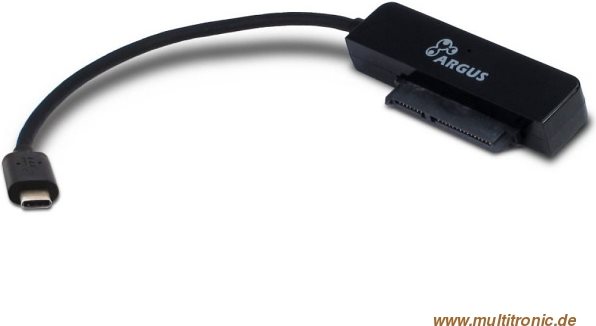 Inter-Tech USB-C3.1 Konverter/Swapper SATA3 6.4cm (2.5") Dieser SATA Konverter dient zum Anschluss einer 2.5" SATA HDD oder SSD, ohne zusätzliche Spannungsversorgung. (88885388)