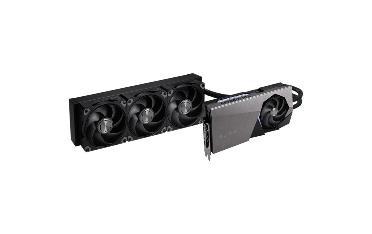 MSI SUPRIM GeForce RTX 5080 16G SUPRIM LIQUID SOC 16 GB GDDR7 Schwarz