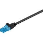 Goobay 55412 Netzwerkkabel Schwarz 10 m Cat6a U/UTP (UTP) (55412)