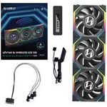 Lian Li UNI FAN SL Wireless LCD Lüfter ARGB PWM 3er-Pack inkl. Controller - 120 mm (12SLLCD1W3B)