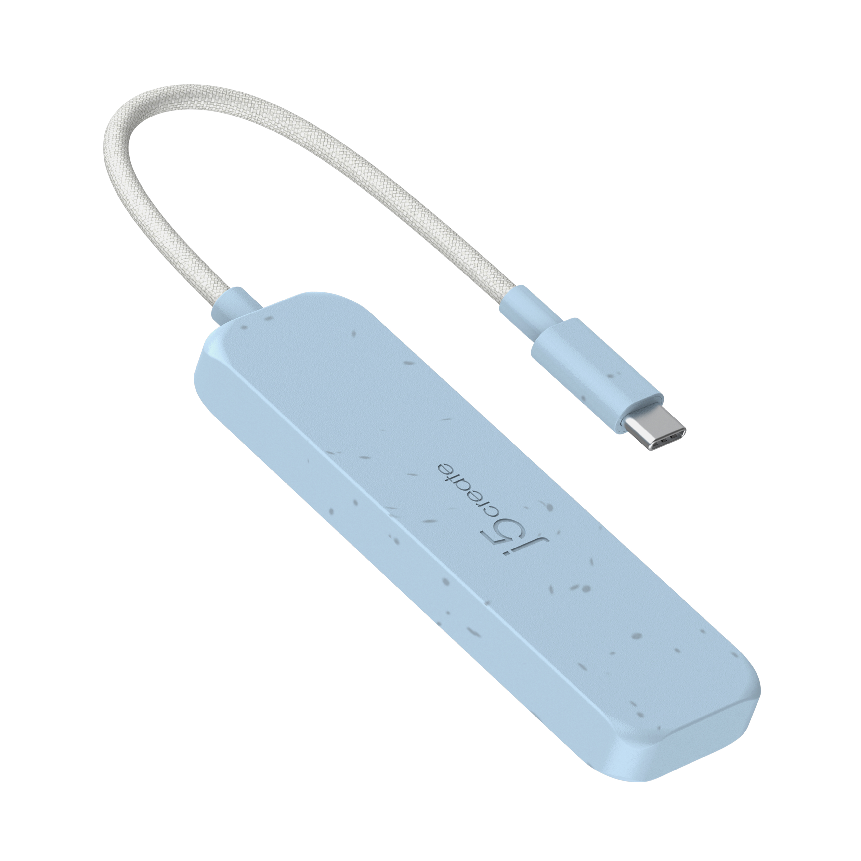 j5create JCH345EC USB-C Hub 4 Ports Fresh Cyan
