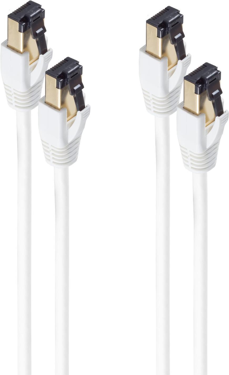 shiverpeaks BS08-41076-2 Netzwerkkabel Weiß 10 m Cat8.1 F/FTP (FFTP) (BS08-41076-2)