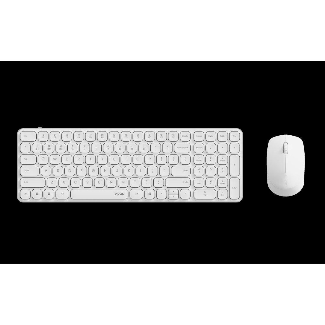 Rapoo 9310M Kabelloses Deskset Weiß