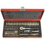 C.K Knarrensatz, metrisch, 39-teilig, aus Chrom-Vanadium Steckschlüsseleinsätze: 4-4,5-5-5,5-6-7-8-9-10-11-12-13-14mm (T4655)