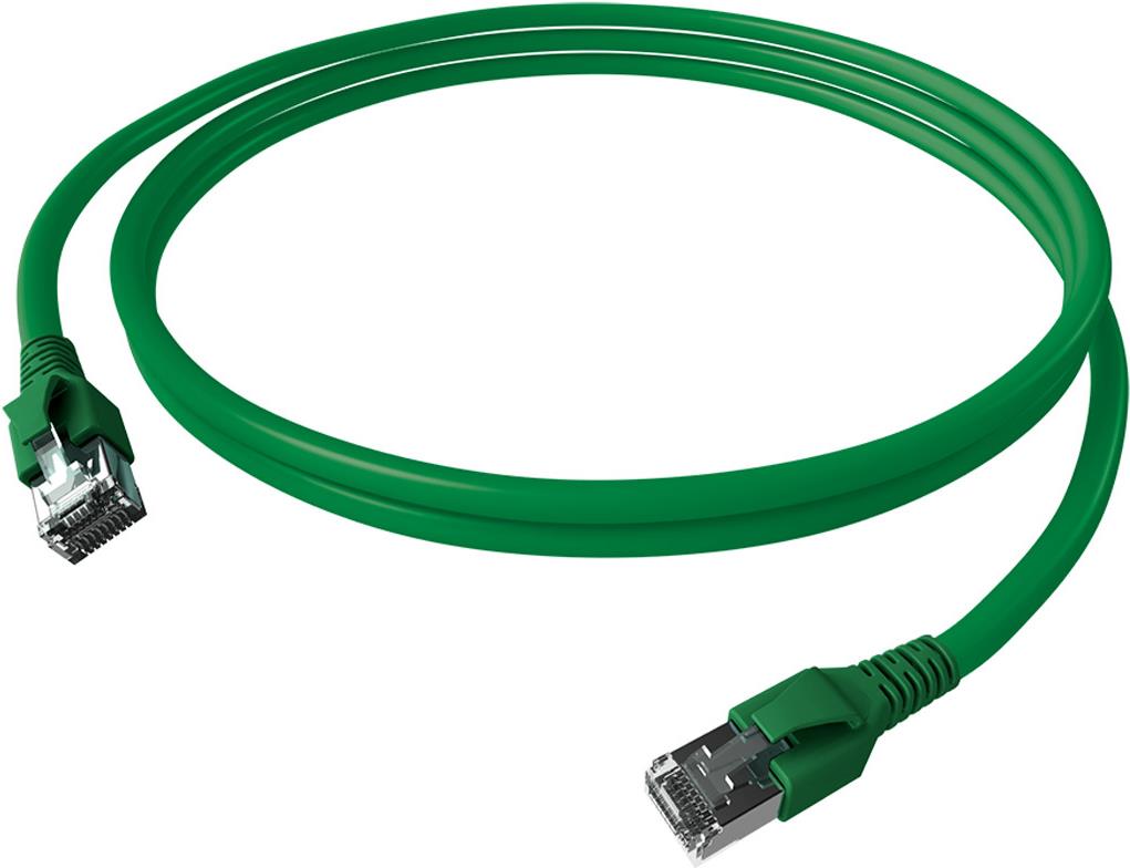ZVK EasyLan CP1KGBGBG0020 FlexBoot Kat.6 Patchkabel geschirmt grün 2,0m (CP1KGBGBG0020)
