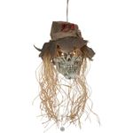 EUROPALMS Halloween Vogelscheuchen-Schädel, 70cm (83316170)