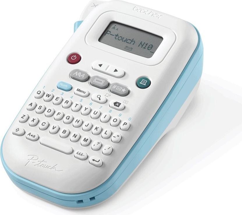 Brother P-touch PT-N10 Etikettendrucker 12 mm 180 dpi Blau, Weiß