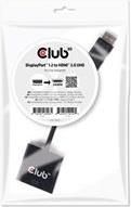 CLUB3D DisplayPort 1.2 auf HDMI 2.0 UHD Aktiver Adapter (CAC-2070)