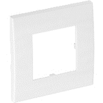 Obo Bettermann AR45-F1 RW. Produktfarbe: Weiß, Markenkompatibilität: Universal, Material: Polycarbonat. Breite: 84 mm, Höhe: 84 mm, Dicke: 8,5 mm (6119322)