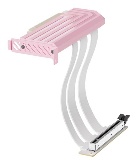 HYTE PCIe 5.0 Hyper Riser Kabel 0,2 m PCI-E (16-pin) Pink/Weiß
