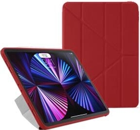 Pipetto Origami Case Red, für Apple iPad Pro 12.9 (2021) (PIPI39-53-R)