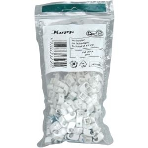 Kopp Nagelschellen Bündel-Ø: 4 - 7 mm 345504087 Grau Inhalt: 100 St.