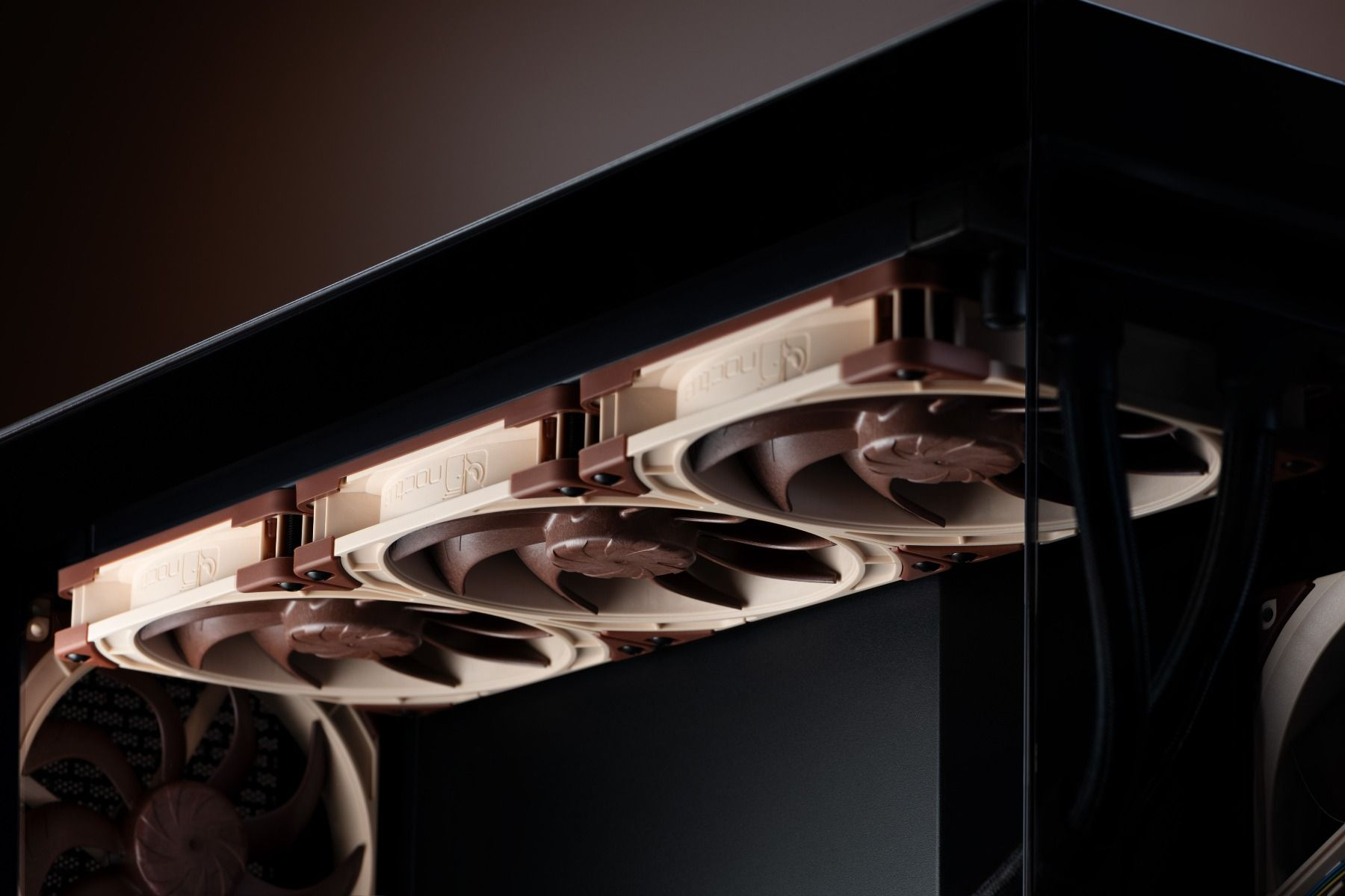 Noctua NF-A14x25 G2 PWM SX2-PP Gehäuselüfter 140 mm Set mit 2 Lüftern 1500 RPM Beige