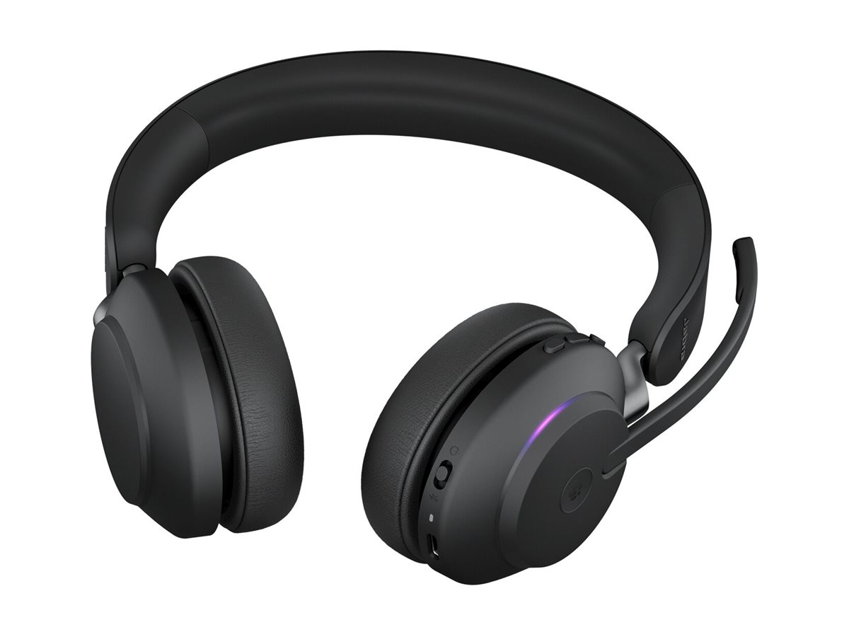 Jabra Evolve2 65 MS Stereo Headset USB-A Schwarz