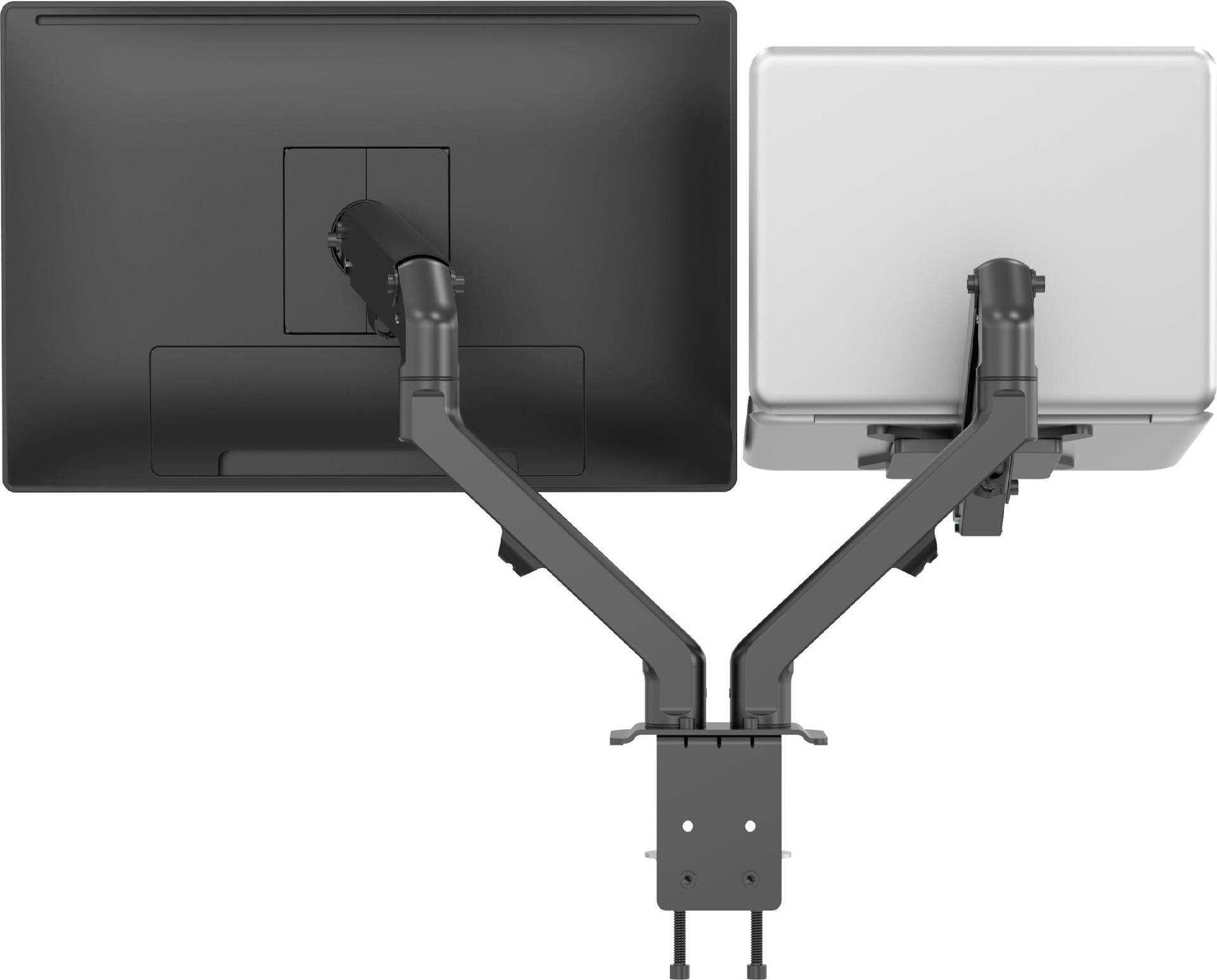 Vision VFM-DAD/4 Monitorhalterung für 2 Displays 17"-27" Mattschwarz