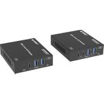 SpeaKa Professional SP-USBE-820 7+1 Port KVM-Extenderüber PC steuerbar Schwarz (SP-13472864)