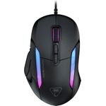 Turtle Beach Turtlebeach Kone II ergonomische RGB-Gaming-Maus mit 4D-Scrollrad, schwarz (TBM-1003-05)
