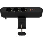 MicroConnect Multi Desktop Power Socket 3 Ways Schuko 1 x USB-A 2 - Steckdosenleiste (MC-MDPS-EU3-67W)