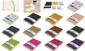 kangaro Skizzenbuch, 80 Blatt, DIN A5, cold grey PU Hardcover-Einband, 140 g/qm cremefarbenes Papier, mit - 1 Stück (K-861225)