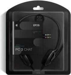 EPOS PC 3 CHAT Computer On Ear Headset kabelgebunden Stereo Schwarz (1000430)