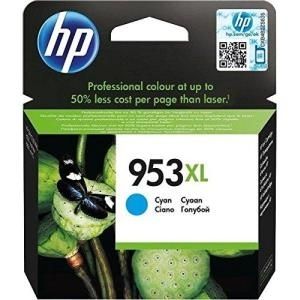 HP 953XL - 20 ml - Hohe Ergiebigkeit - Cyan - Original - Tintenpatrone - für ...