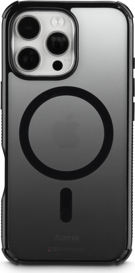 Hama Handyhülle MagCase Extreme Protect für iPhone 16 Pro Max, Schwarz (00136843)