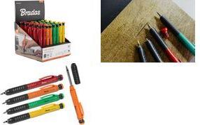 Bradas Bohrlochmarker, Strichbreite: 1,0 mm, 40er Display filigraner Tieflochmarker für Bohrlöcher & schwer - 40 Stück (DIY-PCASET02/D)