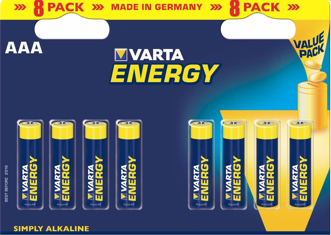 Varta BV-Energy 8 AAA (04103 229 418)