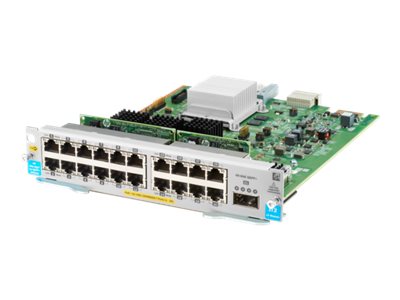 HPE Aruba 5400R v3 zl2 Erweiterungsmodul 20x Gigabit Ethernet PoE+ 1x 40GbE QSFP+ MACsec