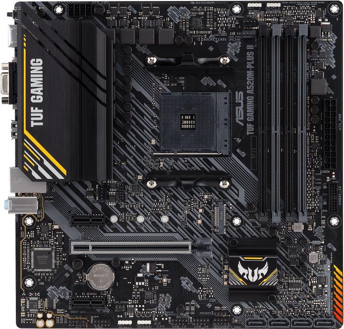 MB ASUS TUF GAMING A520M-PLUS II (AMD,AM4,DDR4,mATX) (90MB17G0-M0EAY0)