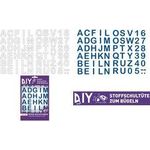 ROTH Bügelbuchstaben für DIY-Stoffschultüte, weiß Bügelbuchstaben im Set, Blattformat: (B)150 x (H)210 mm - 1 Stück (658116)
