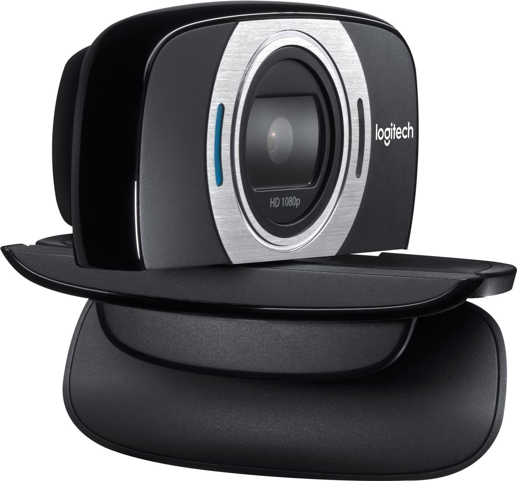 Logitech C615 - 1920 x 1080 Pixel - 1080p - 720p - 8 MP - USB 2.0 - Schwarz - Clip/Stand (960-000737)