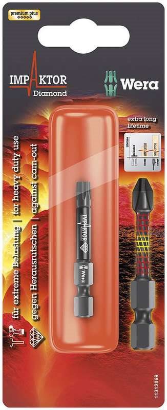 Wera Torx-Bit T 30 867/4 IMP DC SB SiS Werkzeugstahl legiert, diamantbeschichtet F 6.3 1 St. (05073966001)