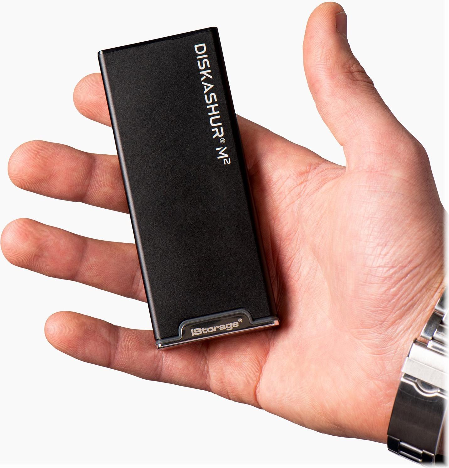 iStorage diskAshur M² Externe SSD 2 TB USB 3.2 Gen 1 Schwarz