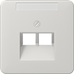 Jung Abdeckung CD569-2NAUALG für UAE-Dose (CD569-2NAUALG)